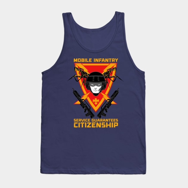 Mobile Infantry - Service Guarantees Citizenship Tank Top by Meta Cortex